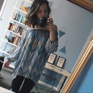Blue Italian Tunic Dress